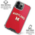 University of Maryland Collegiate Text Red iPhone 16 Pro Clear Case